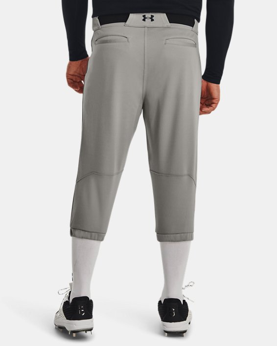 Men's UA Vanish Piped Knicker Baseball Pants, Gray, pdpMainDesktop image number 1